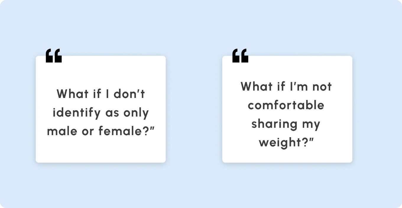 Inclusivity concerns