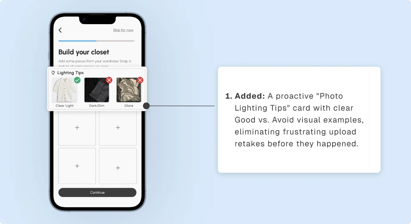Build your closet — Lighting Tips
